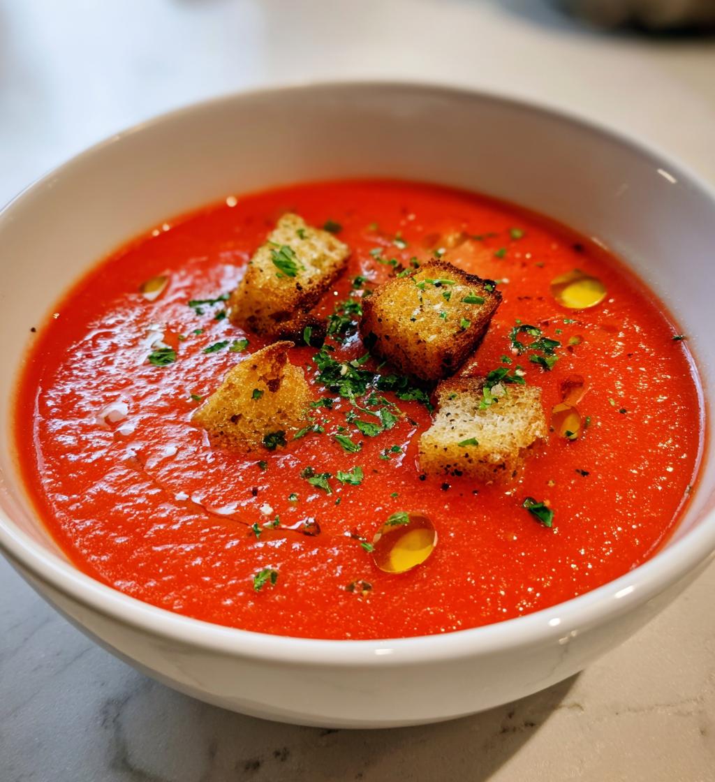 Gazpacho Andaluz (Kall Tomatsoppa) - detail 1