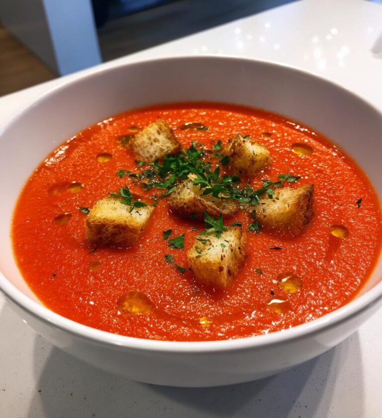 Gazpacho Andaluz (Kall Tomatsoppa)