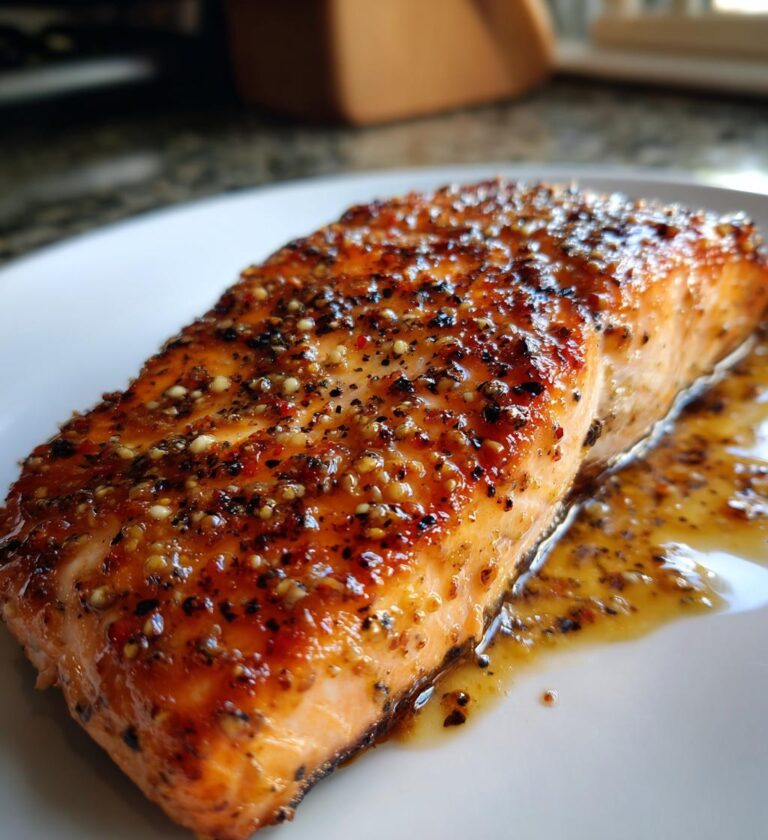 Julig Laxfilé med Honung och Senap
