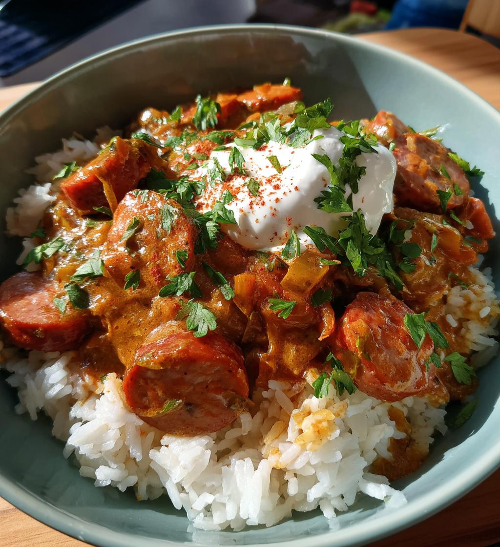 Korv Stroganoff med Ris