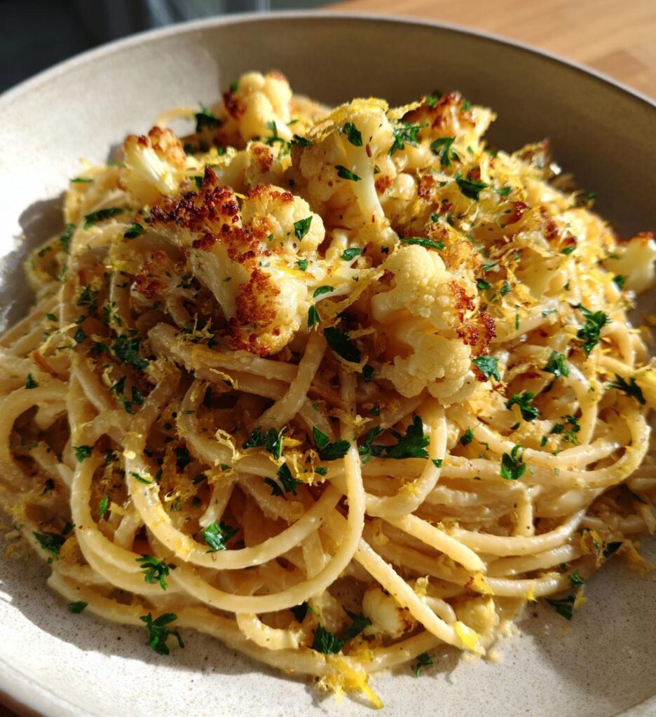 Krämig Blomkålspasta med Citron