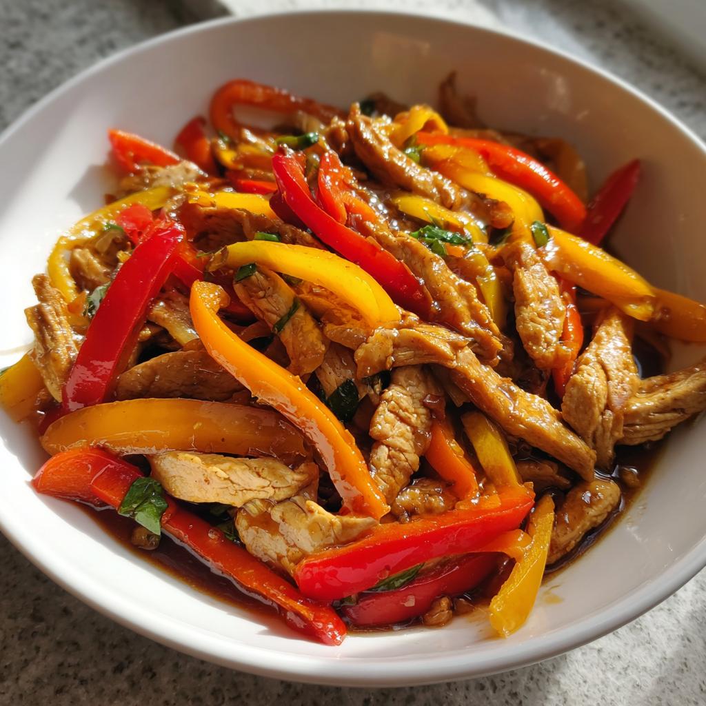 Kycklingwok med Grönsaker