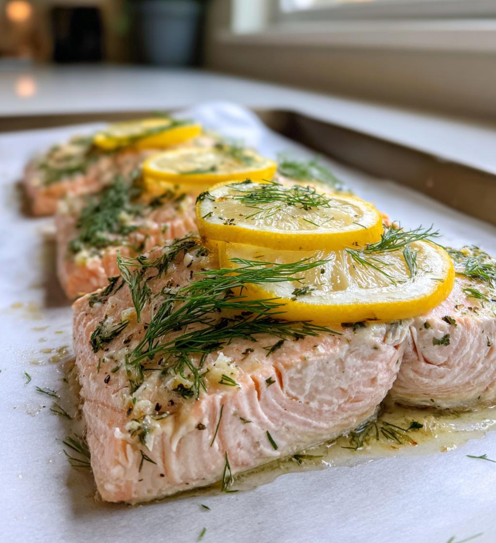 Ugnsbakad Lax med Dill och Citron - detail 1