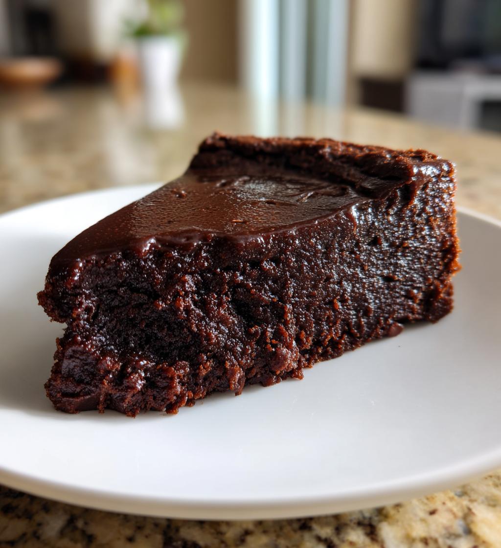 Vegansk Kladdkaka - detail 1