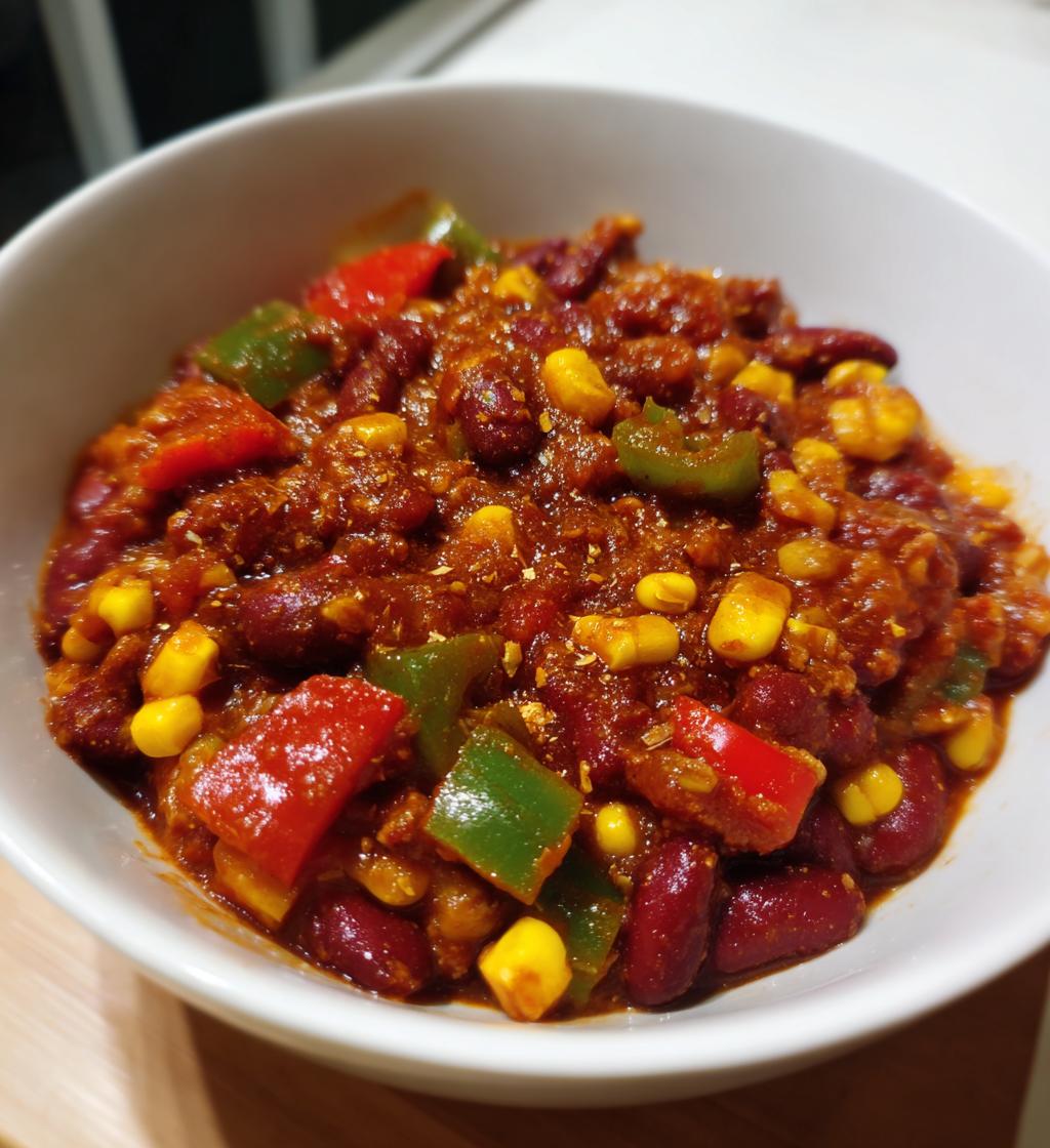 Vegetarisk Chili med Kidneybönor - detail 1