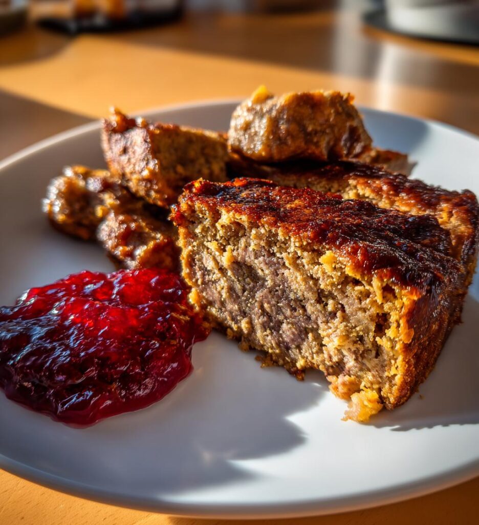 Blodpudding med Lingonsylt och Stekt Fläsk