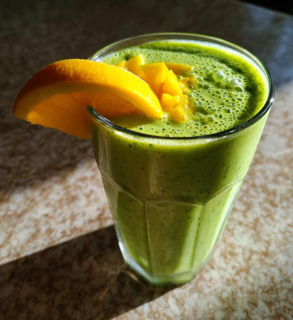 Frukostsmoothie med Spenat och Mango - detail 1