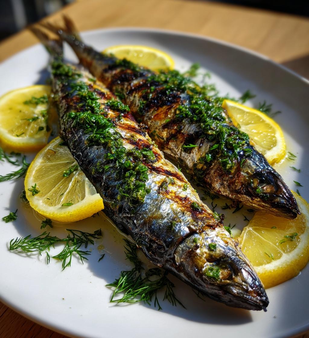 Grillad Sardin med Citron och Örter - detail 1
