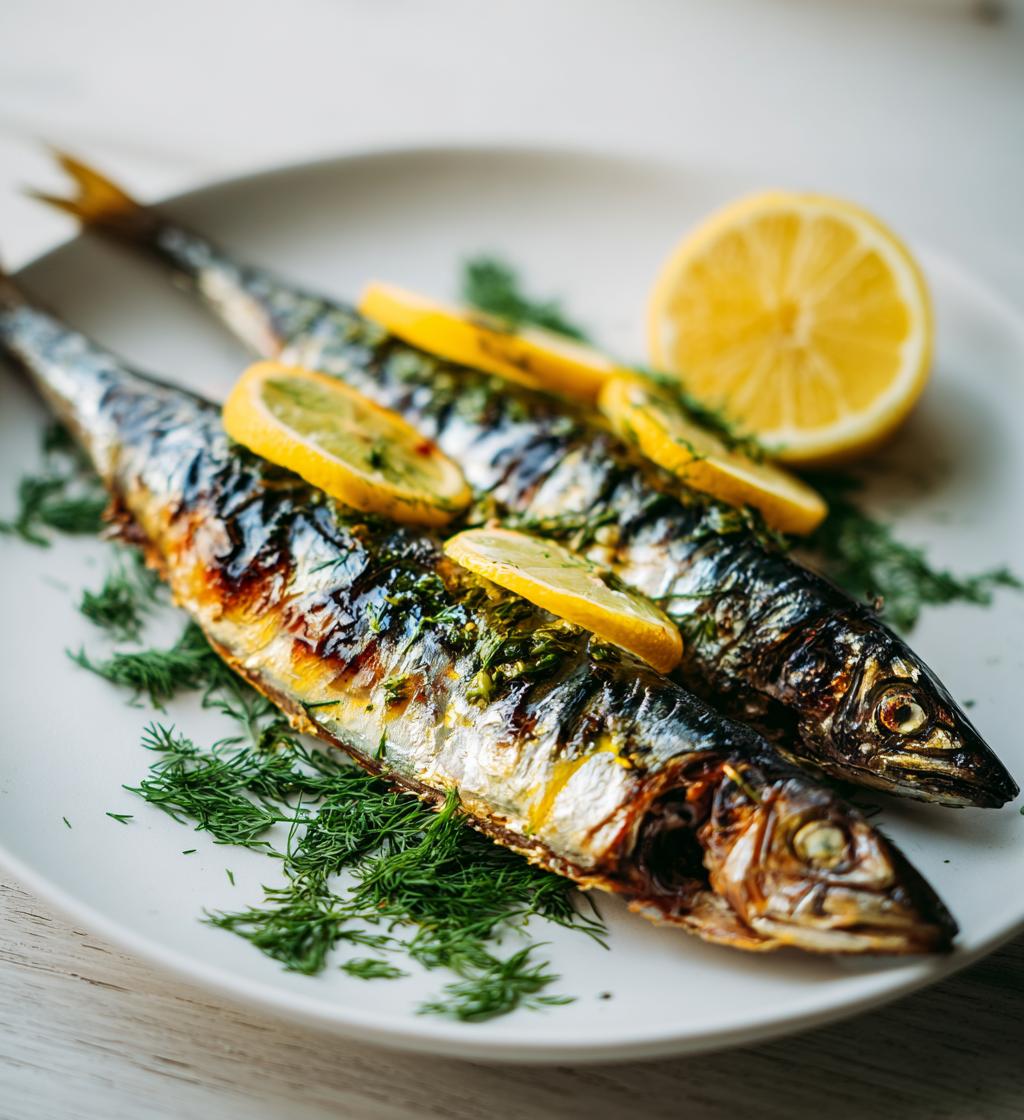 Grillad Sardin med Citron och Örter