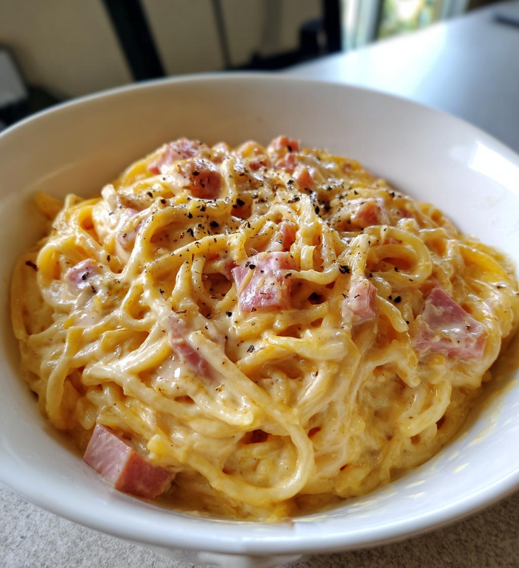 Krämig Ost- och Skinksås till Pasta - detail 1