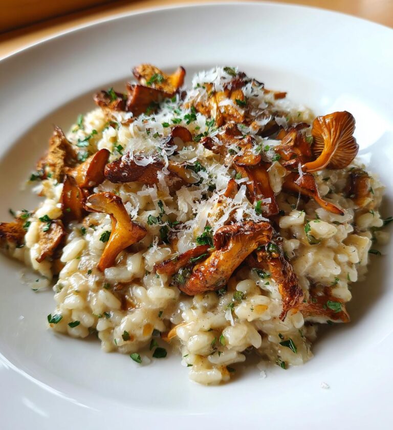 Krämig Risotto med Svamp och Parmesan
