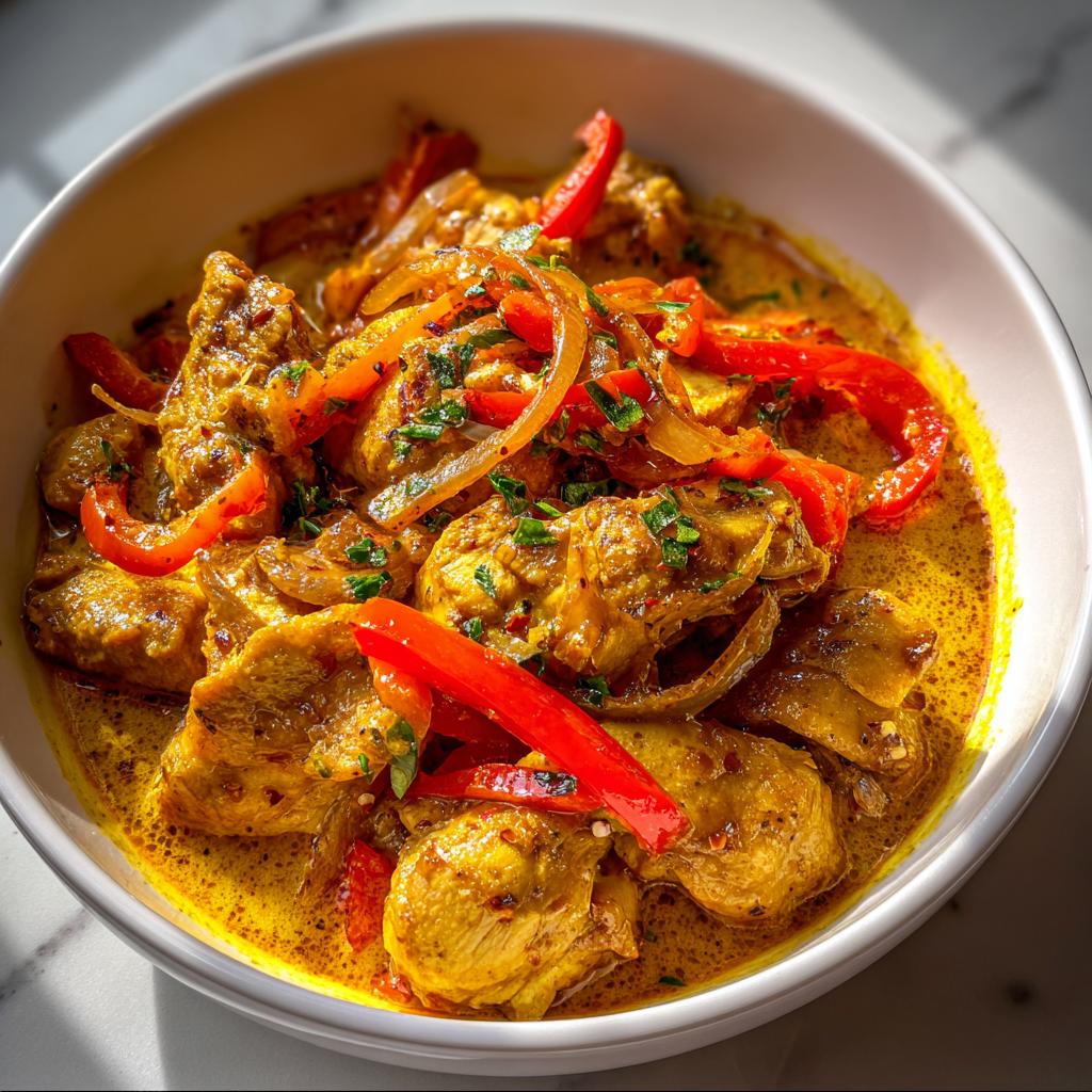 Kryddig Kycklingcurry med Kokosmjölk - detail 1