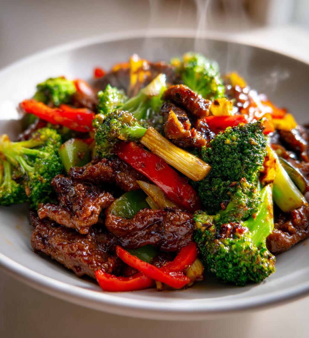 Kryddig Sojabiff med Stir-fry Grönt - detail 1