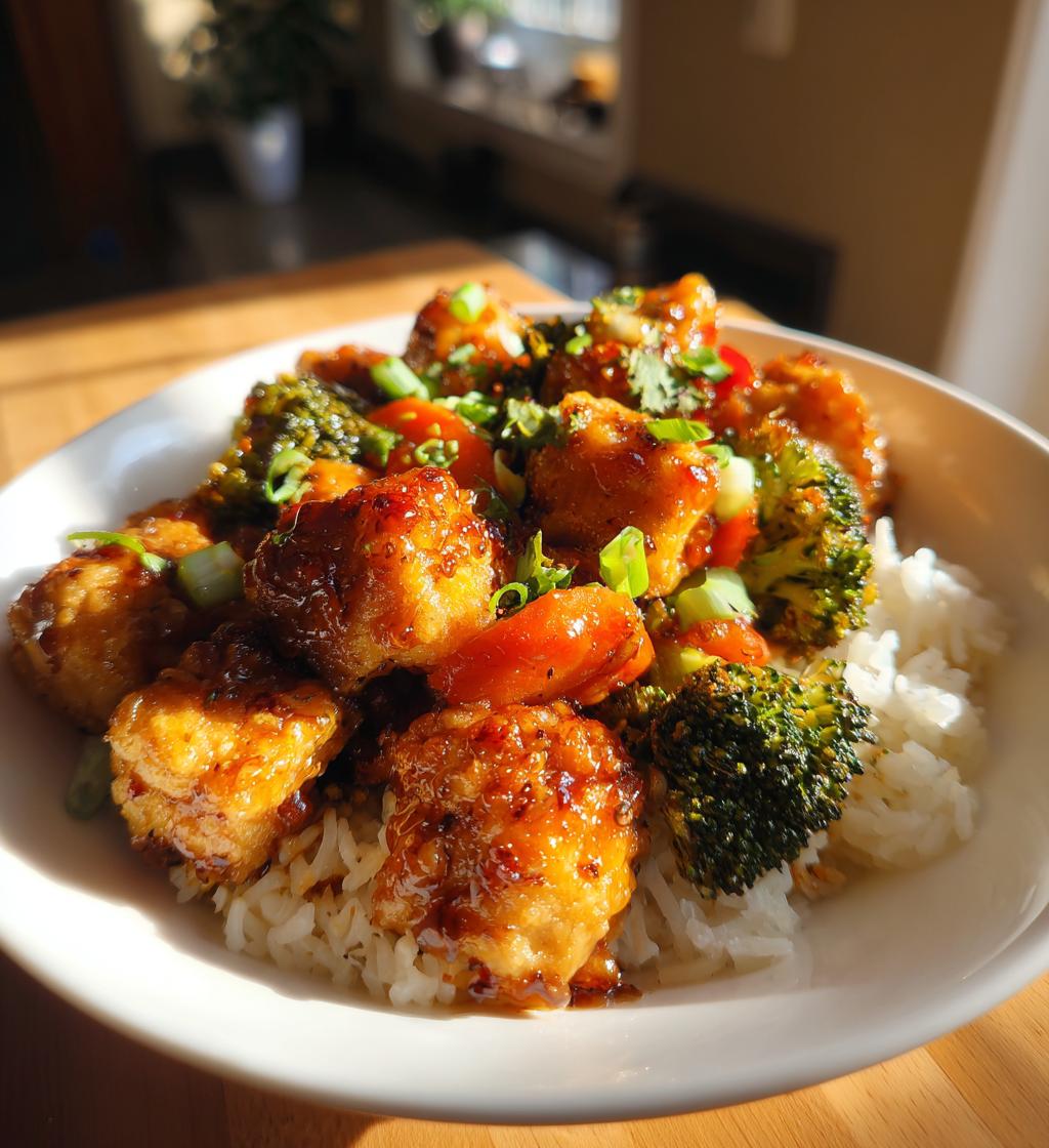 Kryddig Tofu med Jasmine Ris