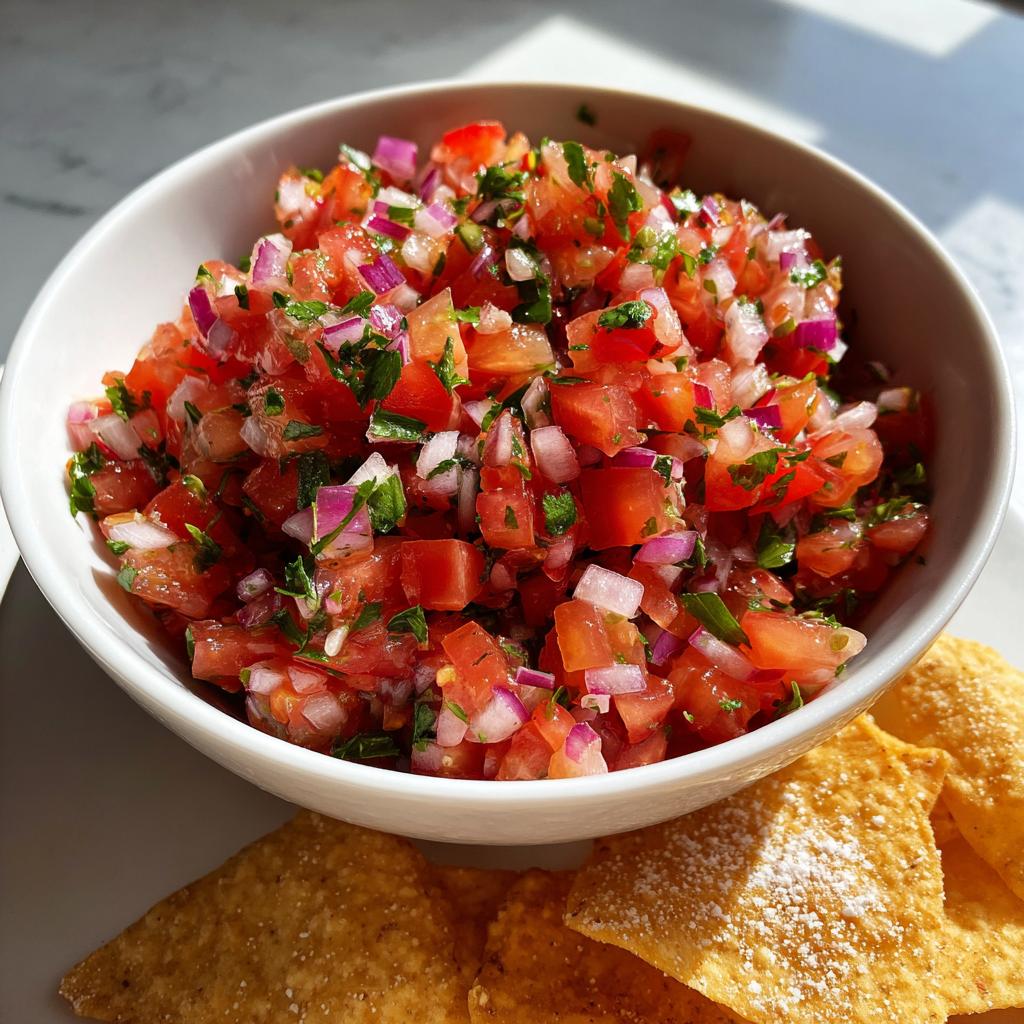 Kryddstark Salsasås med Tortillachips