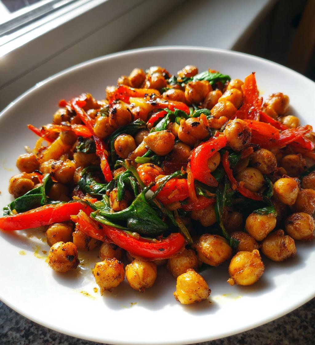 Rostad Kikärts med Paprika och Spenat - detail 1