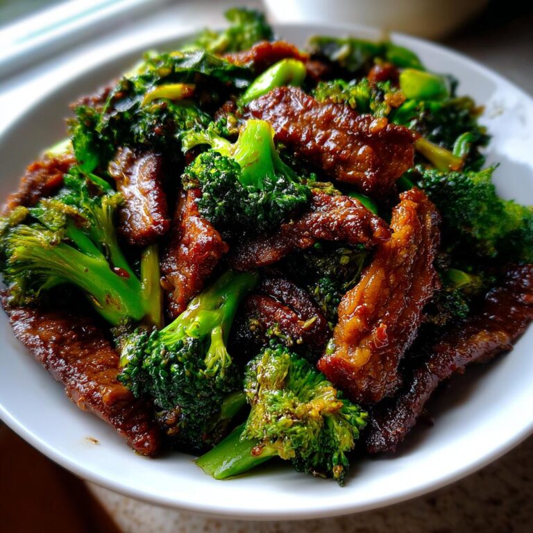 Sojastyckad Biff med Broccoli