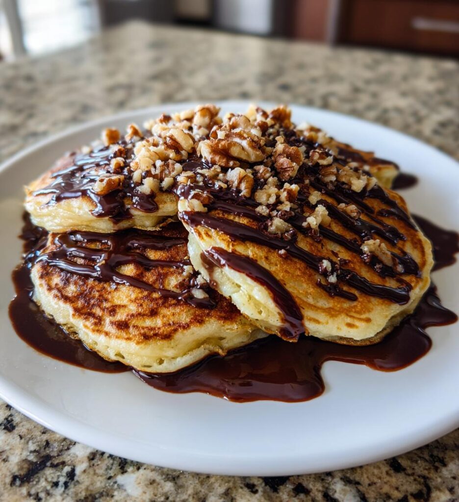 Vegansk Bananpannkaka med Choklad