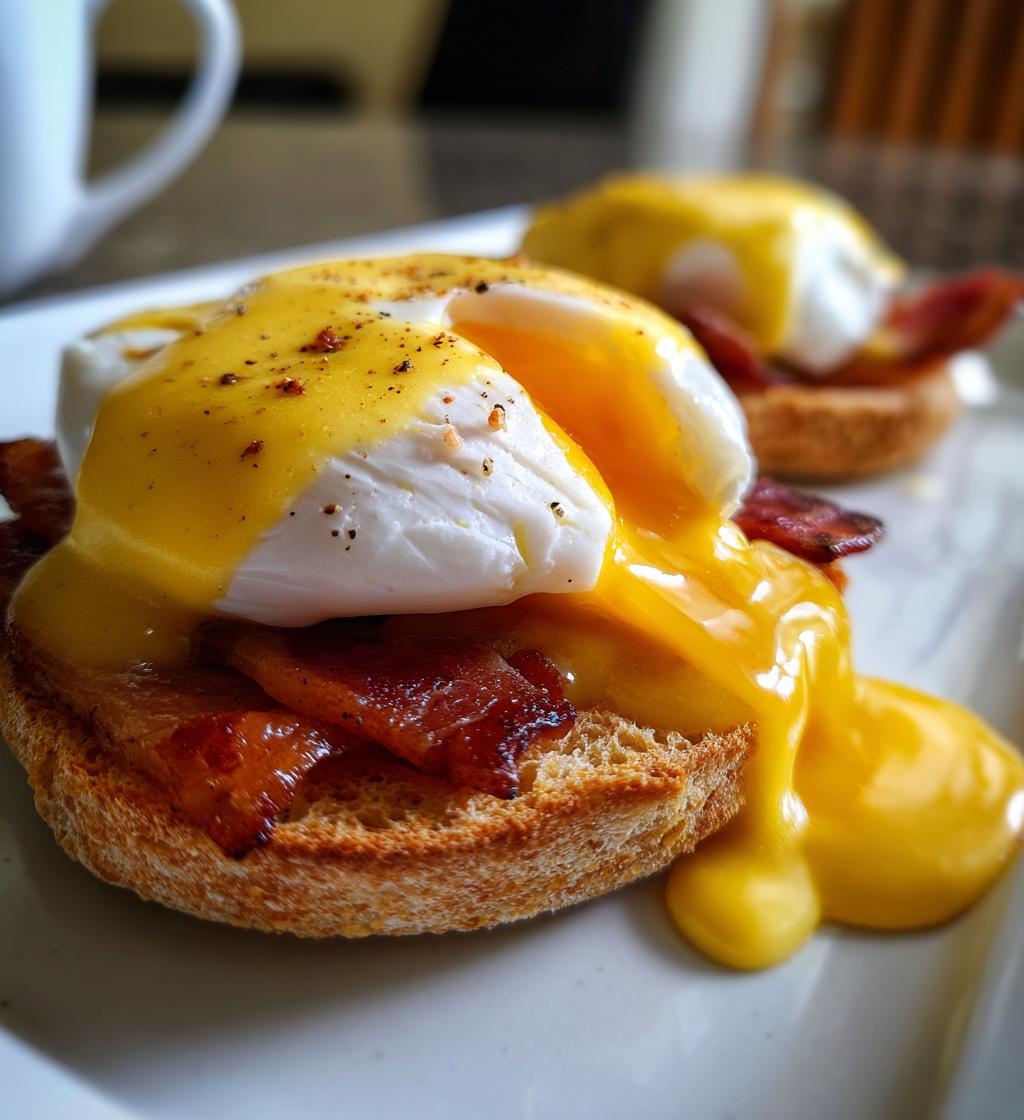 Ägg Benedict med Hollandaise på Svenska Muffins